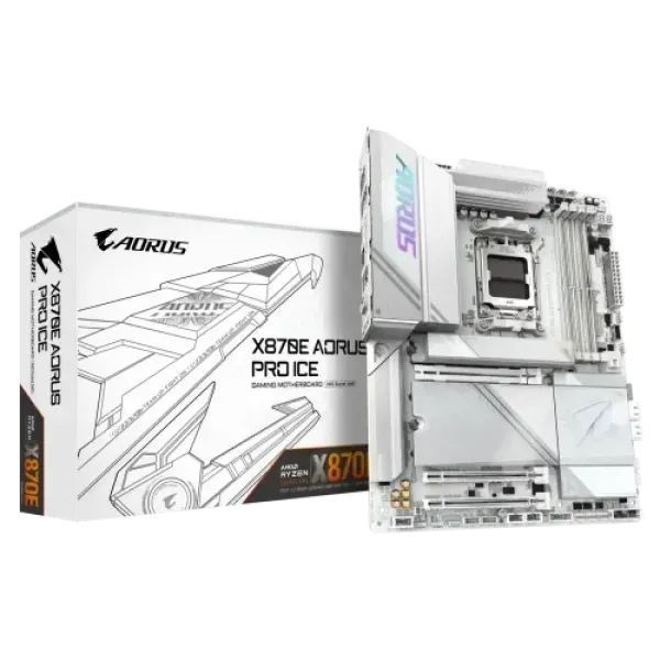 GIGABYTE X870E AORUS PRO ICE DDR5 AM5 ATX Motherboard
